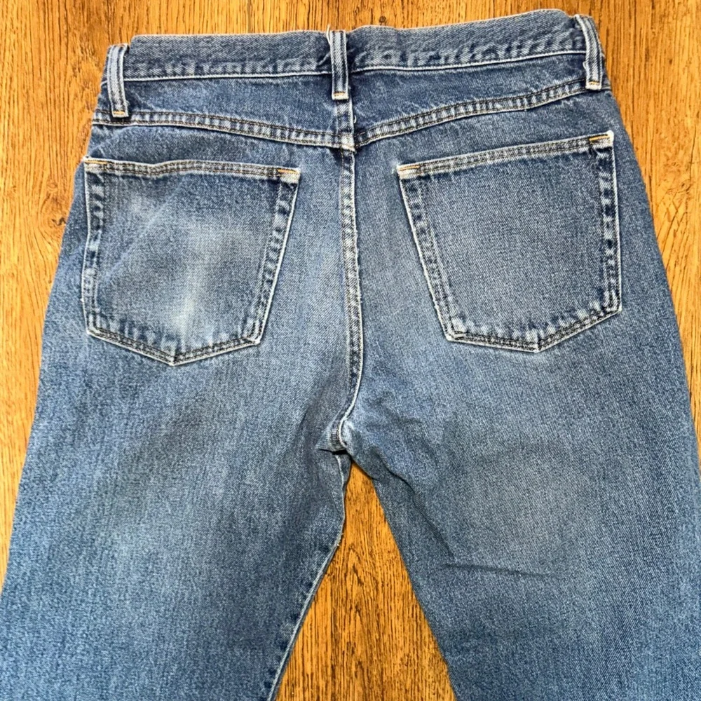 Wrangler Mens 32x30 Straight Leg Denim Jeans Blue y2k 100% Cotton western casual